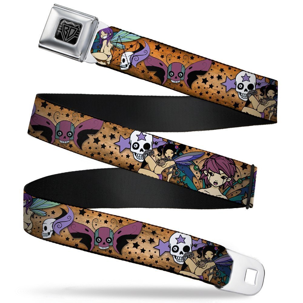 9960 Seatbelt Belt - TJ-Fairy Gothic - 1.0" Wide - 20-36 Inches in Length